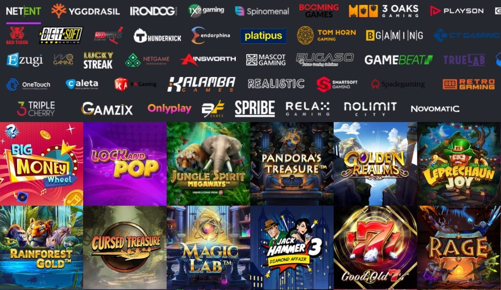 NetEnt titles in Bonanza Games Casino